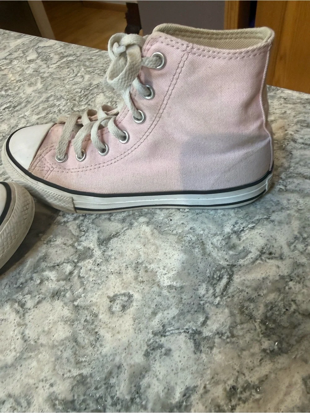 Converse Kids Light Pink High-Top Canvas Sneakers
